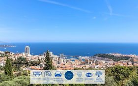 Le Mas d'Angeline - Vue mer jardin commun parking voiture obligatoire 10min voiture Monaco route étroite pente raide croisement limité voir photos - Sea view shared garden parking car mandatory 10min car Monaco narrow steep road limited passing see p